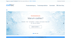 Desktop Screenshot of coditec.de