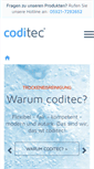 Mobile Screenshot of coditec.de