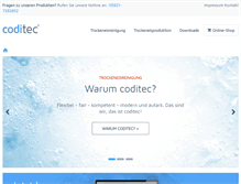 Tablet Screenshot of coditec.de